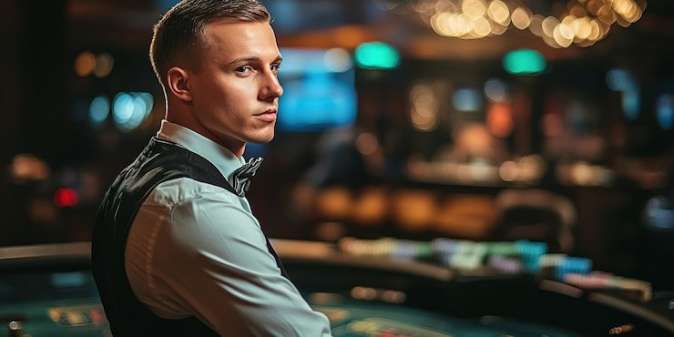 Tampilan permainan live dealer Pragmatic Play dengan dealer profesional